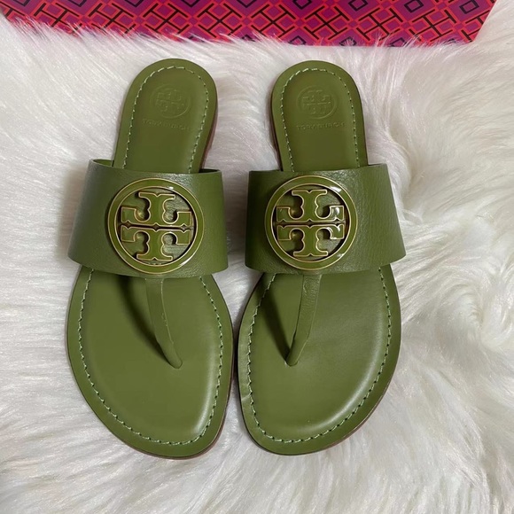 Tory Burch Benton Band Flat Thong Sandal - Picture 1 of 3